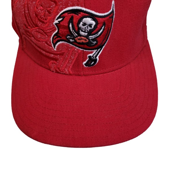 Tampa Bay Buccaneers Hat S/M Fitmax Reebok NFL Equipment Onfield Embroidered - Picture 7 of 12